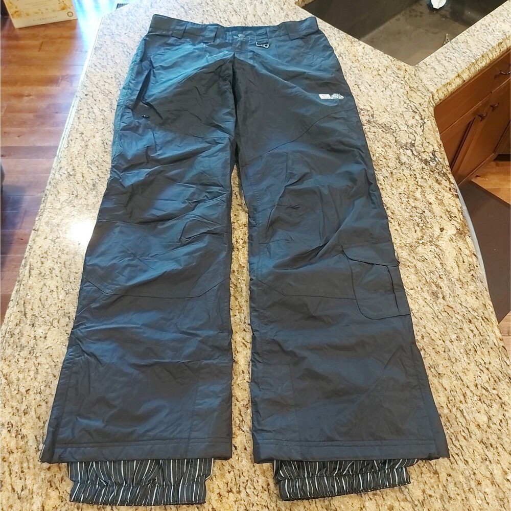 Sims Women's Black Snow Snowboard Ski Pants Size Large Pockets Adjustable Waist